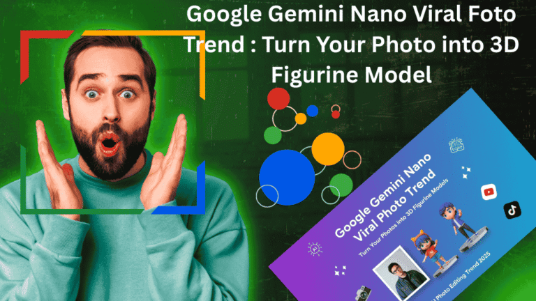 Google Gemini Nano Viral Foto Trend : Turn Your Photo into 3D Figurine Model