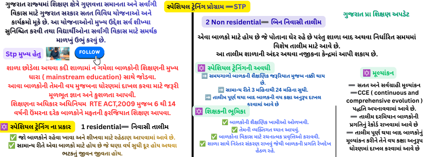 સ્પેશિયલ ટ્રેનિંગ પ્રોગ્રામ ➖STP