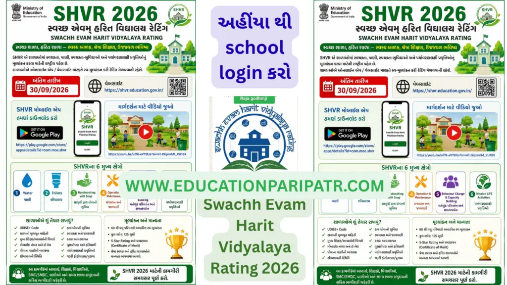 Swachh Evam Harit Vidyalaya Rating 2026: Application process begins